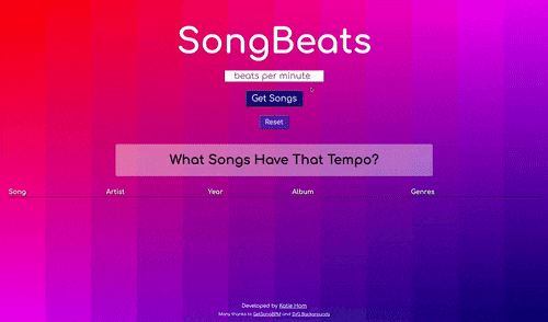 Song Beats App